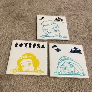 Disney princess coasters